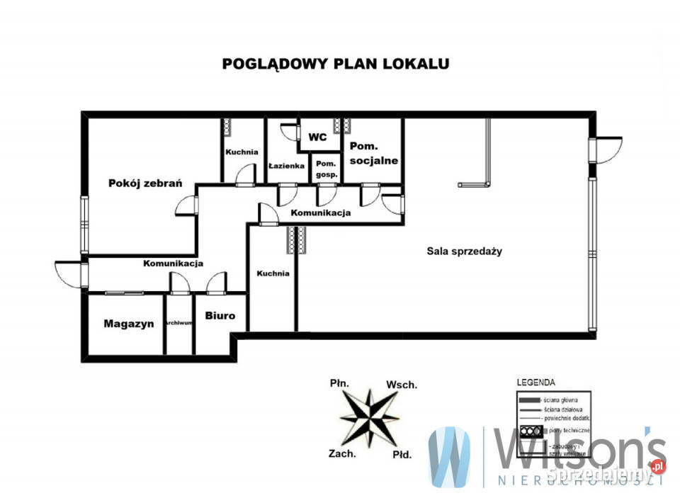 wynajmu lokalu Warszawa Jana Brożka 12663m2