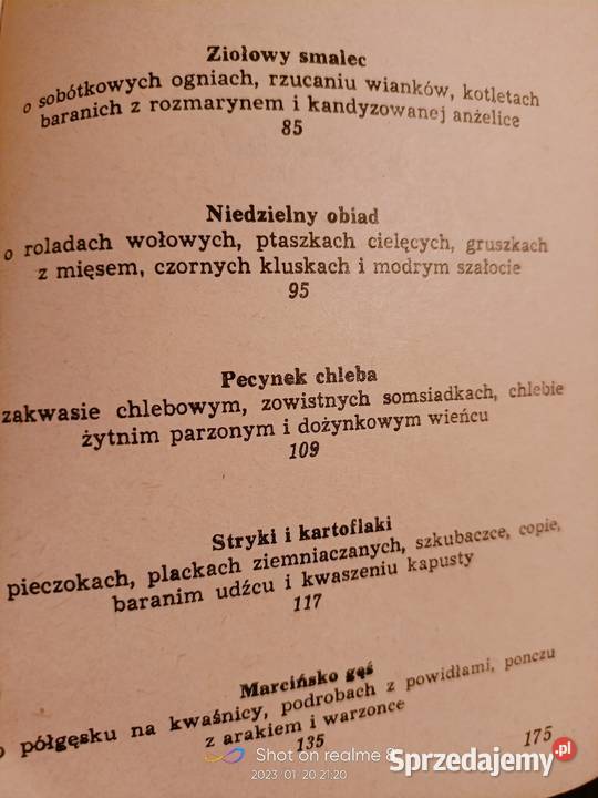 Gawędy o kuchni śląskiej krupnicki i moncka Warszawa sprzedam