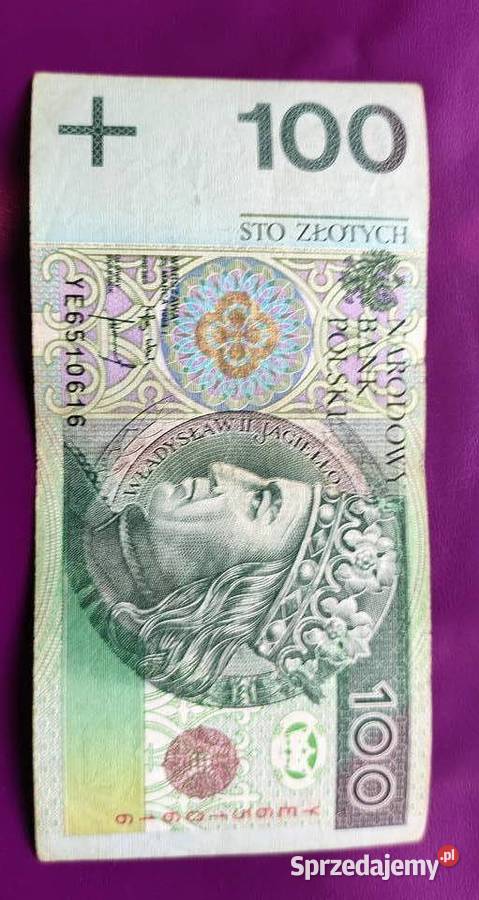 Banknot kolekcjonerski 100 1994 seria mazowieckie Pruszków