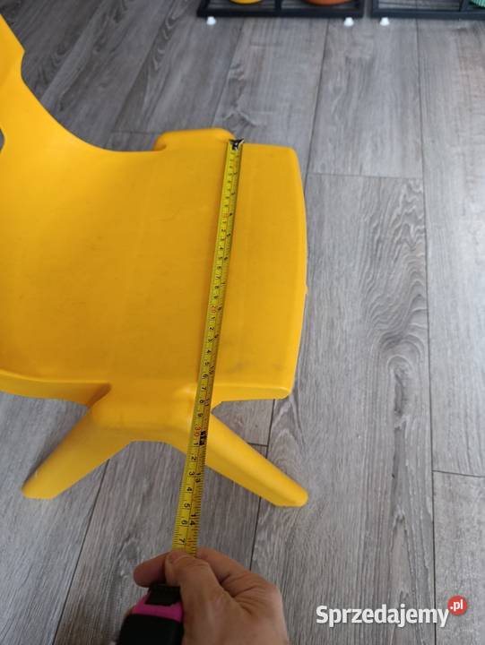 krzesło krzesełko żółte dzieci dziecka Poznań