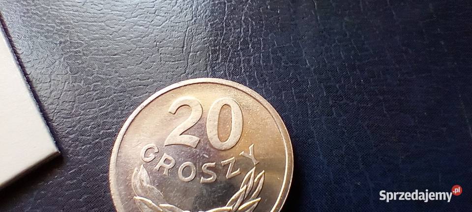 Stare monety 20 gorszy 1976 lustrzanka PRL podkarpackie Lesko
