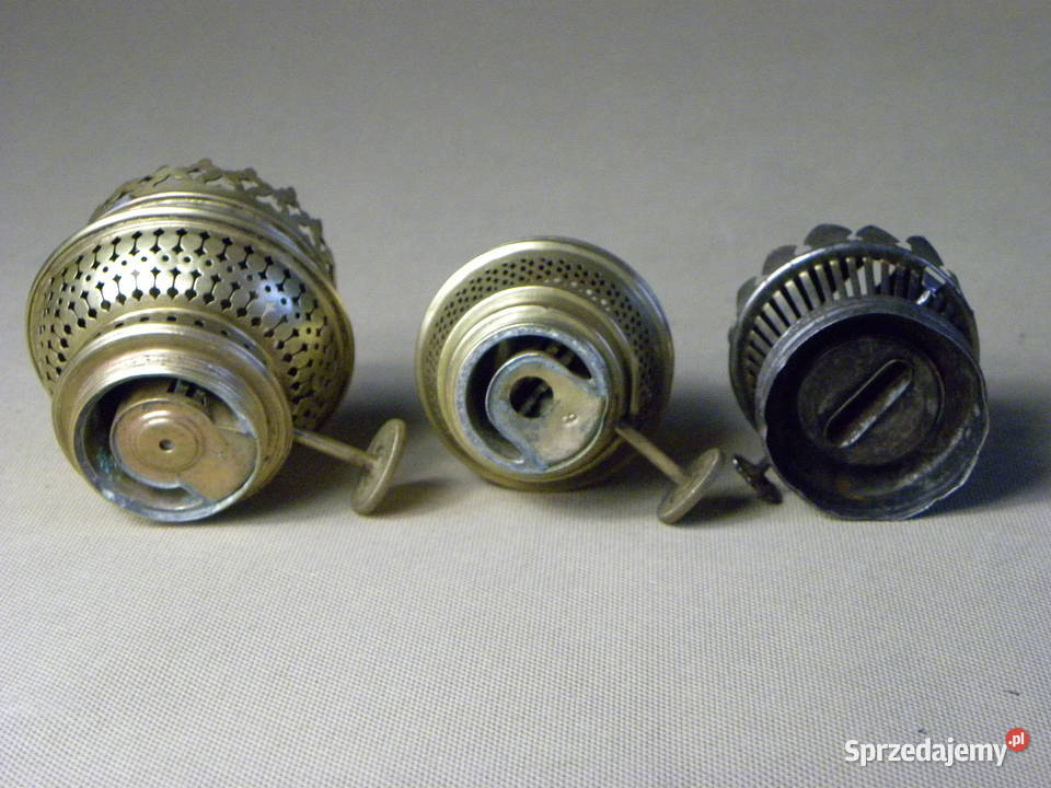 Mosiężny brenner palnik do lampy naftowej Antyki Antyki dolnośląskie Legnica