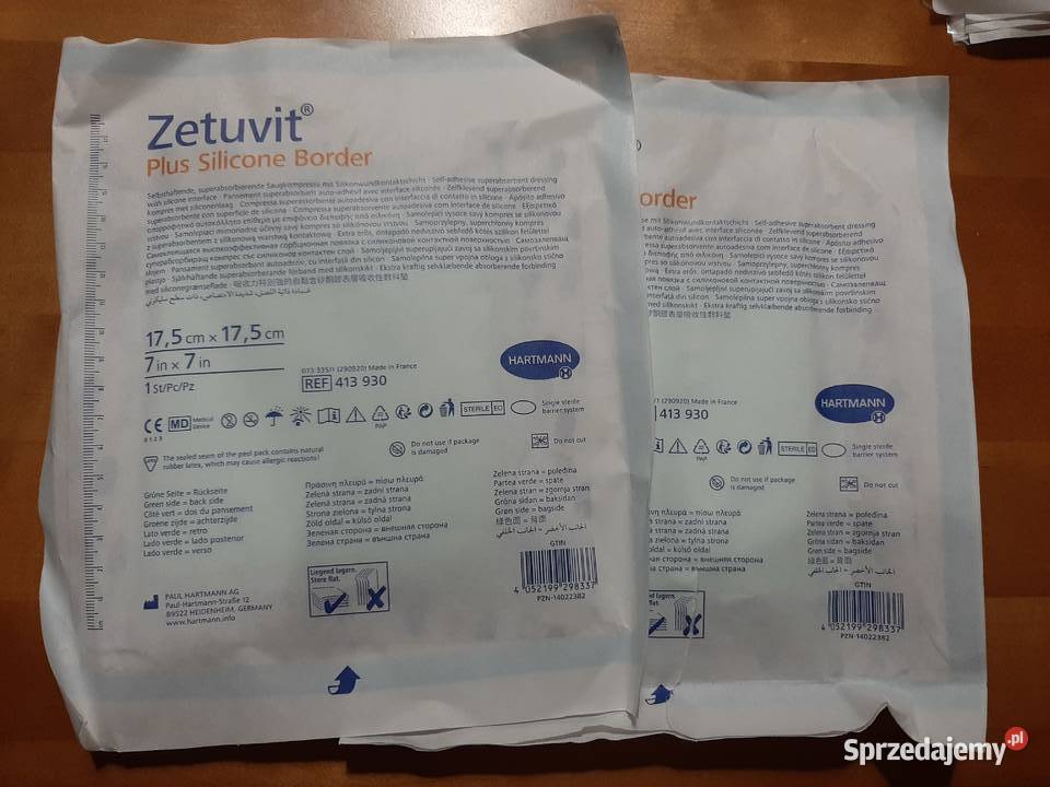 Zetuvit Plus Silicone Border 175175 2 sztuki Koszalin sprzedam