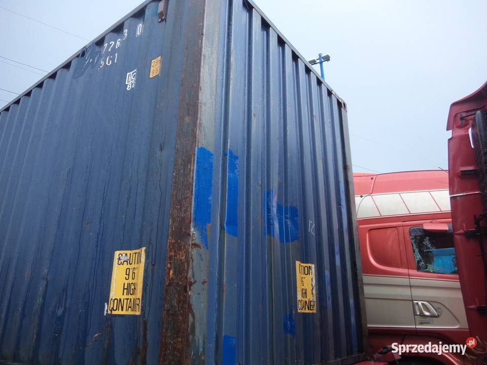 Kontener morski magazynowy budowlany 40 DV CW Marki