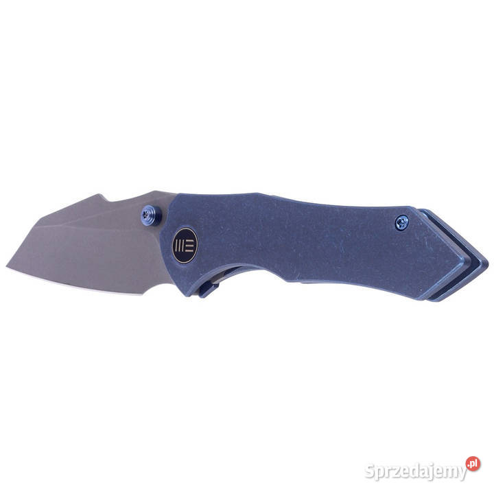 Nóż składany WE Knife HighFin Blue Titanium Gray Warszawa