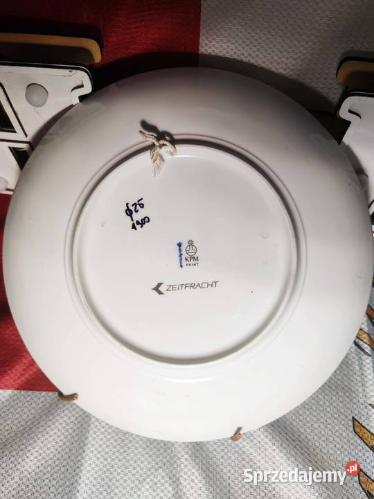 Patera Talerz Kolekcjonerski KPM Berlin dolnośląskie