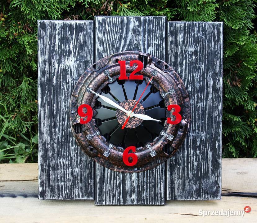 Duży moto zegar docisk sprzęgła patyna loft Dębica sprzedam