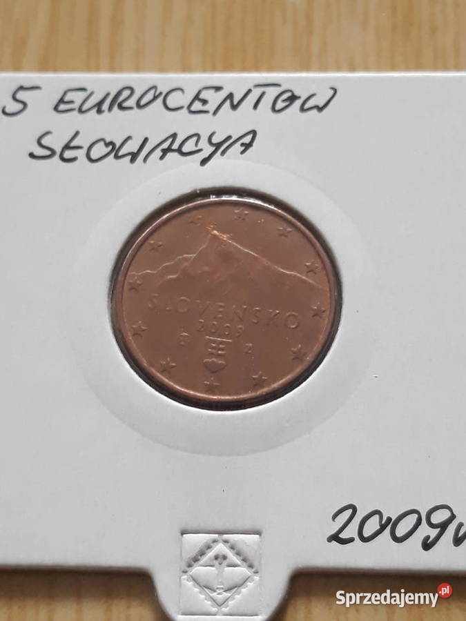 5 Eurocentów Słowacja 2009 r wielkopolskie Konin
