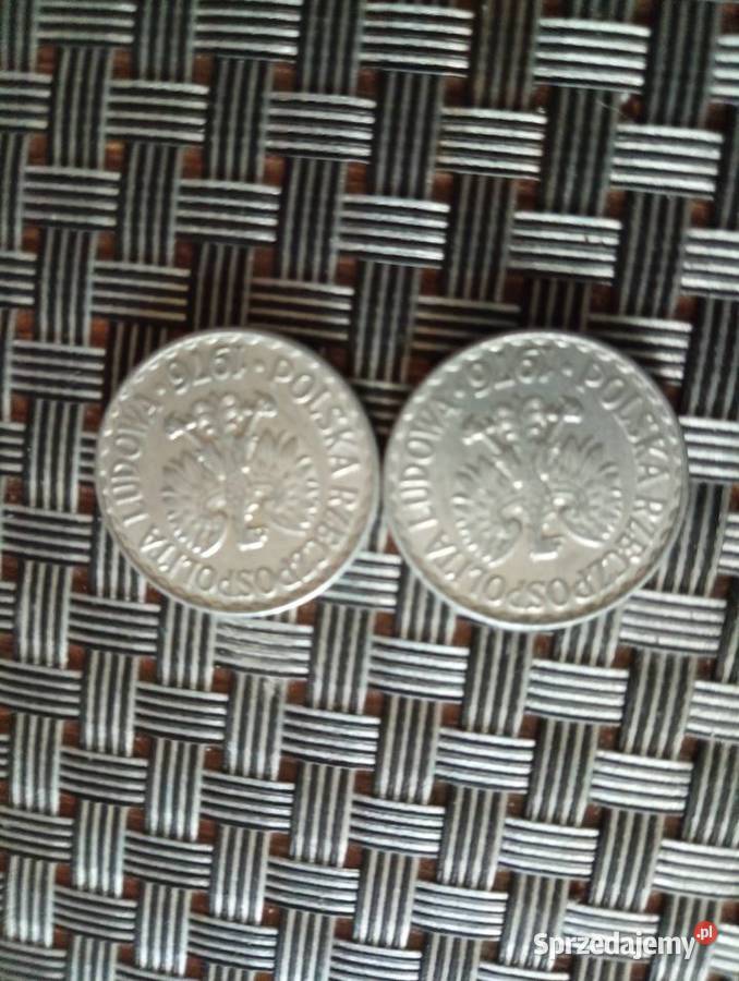 Sprzedam dwie monety 1 zl 1976 bzm obie Chełm