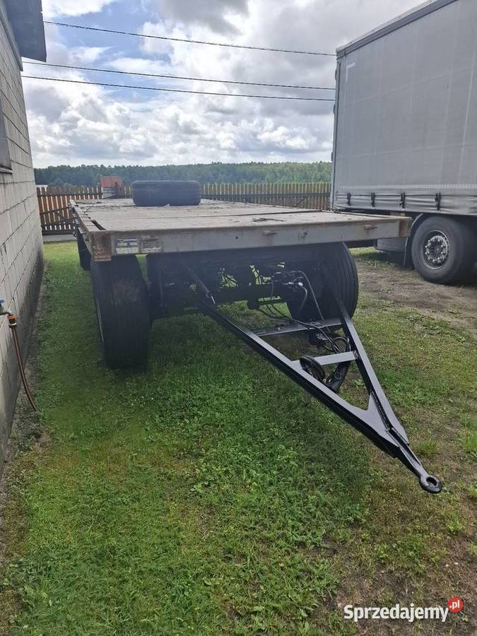 Przyczepa platforma laweta do bel Długość 73 m sprzedam