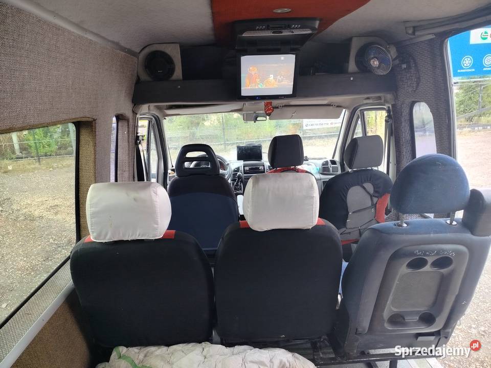 FIAT DUCATO 28JTD 128 hak 9 osobowy blacharka OK Zabrze