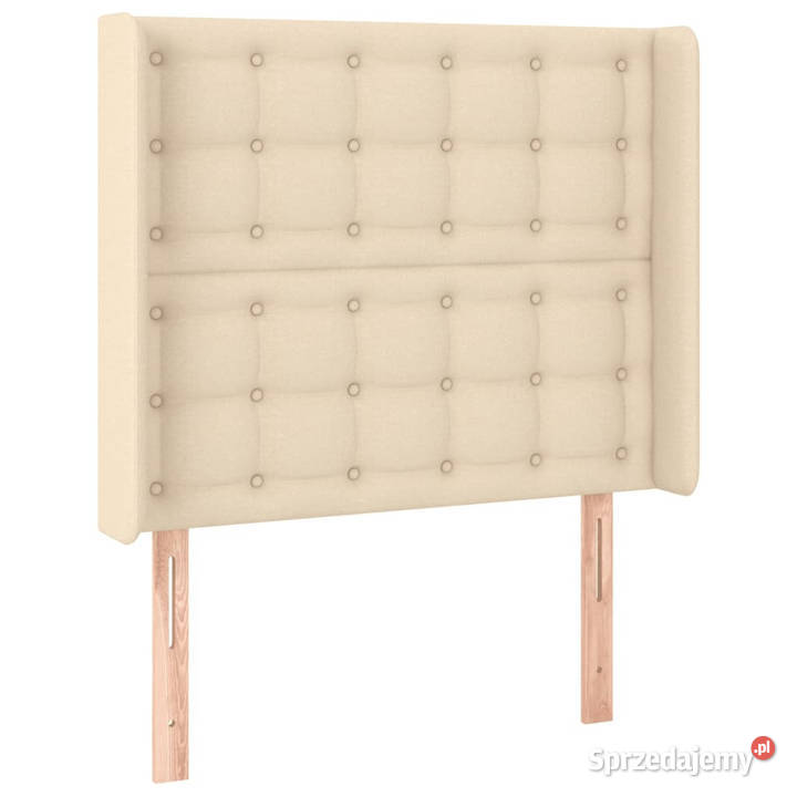 Zagłówek do łóżka z LED kremowy 93x16x118128 Warszawa