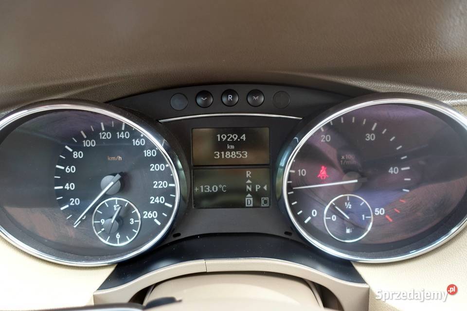MERCEDES R320CDI 224 4X4 SKÓRA CZYSTY ZADBANY czujnik parkowania Buczkowice
