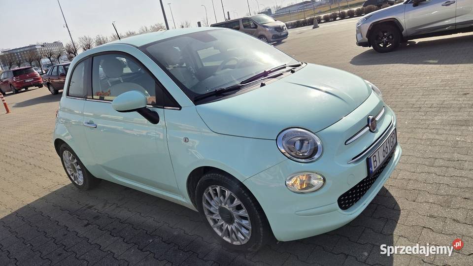 Fiat 500 Automat 2019 Polski Salon kurtyny powietrzne pomorskie Gdańsk