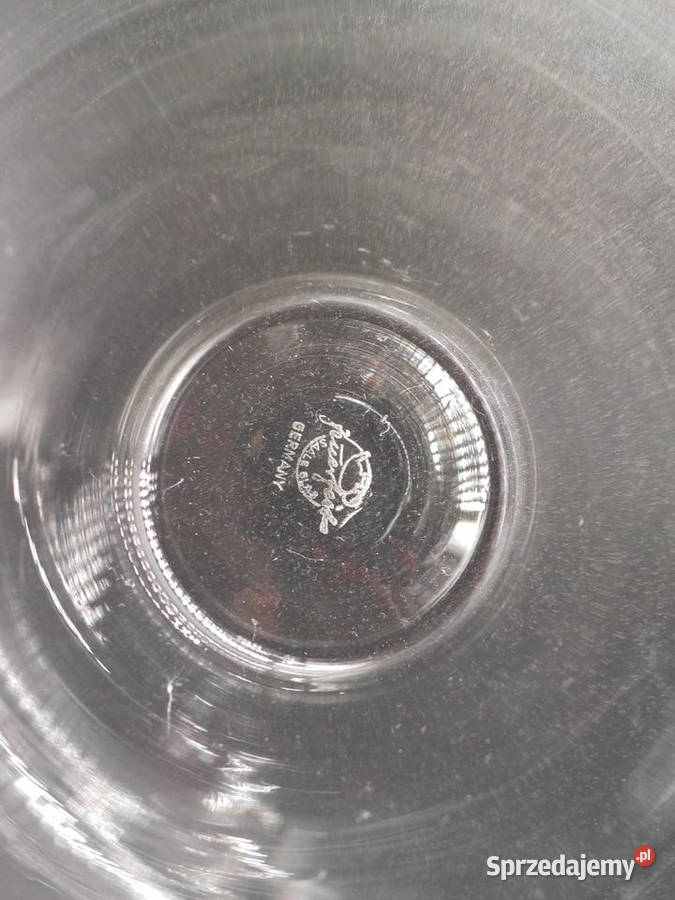 Zestaw sześciu szklanek SAALE GLAS w metalowych Antyki Raszków