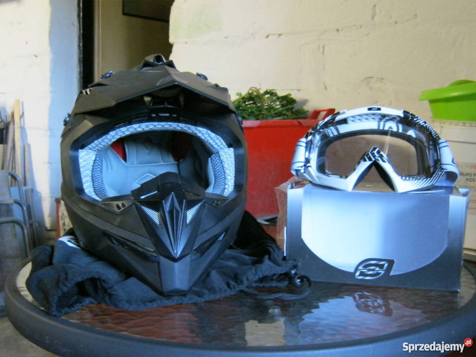 Nowy Kask ozone fmxgogle Części Kamienica