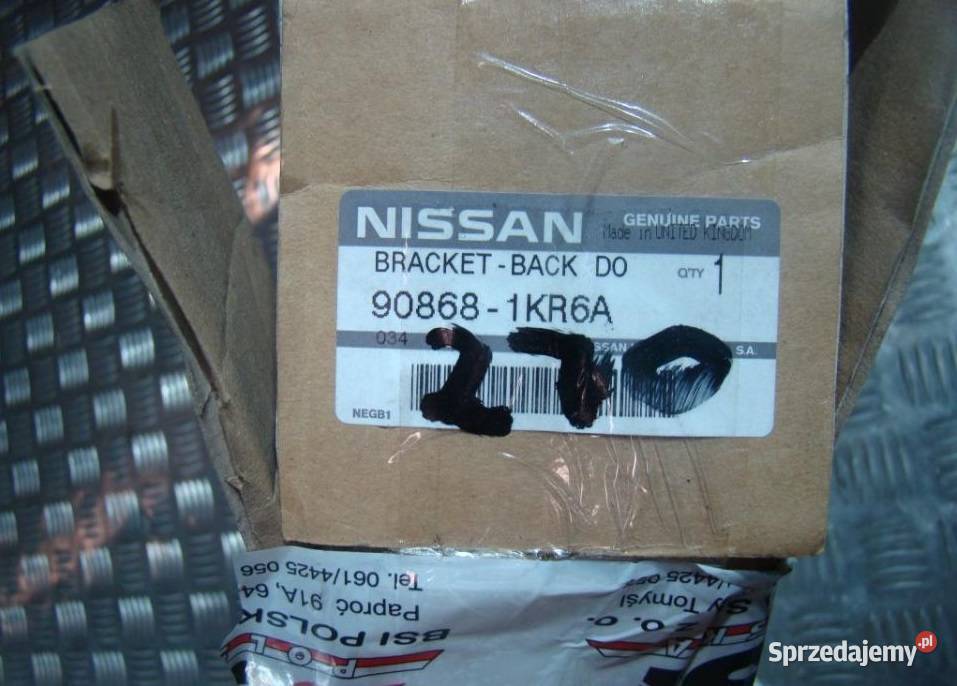 NISSAN PRIMERA WSPORNIK MOCOWANIE TYŁ 908681KR6A osobowe Nowy Tomyśl
