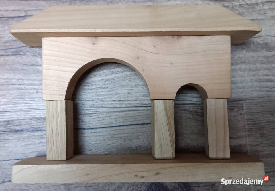 Drewniana brama Tarnowa Klocki drewniane sprzedam