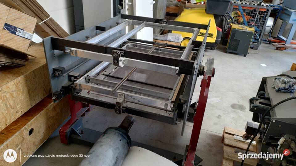Bobst MakeReady table stół Nowy Tomyśl