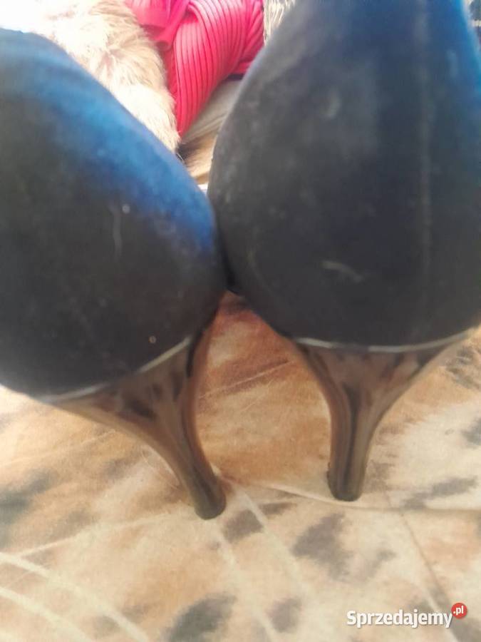 Buty na obcasie rozmiar 38 czarny Inowrocław