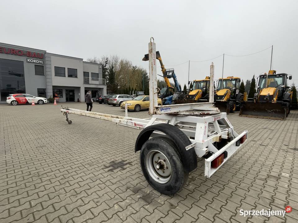 Przyczepa dłużycowa Auwarter NL 28A dłużyca kara Rok produkcji 1995 Ślesin