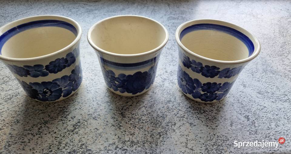 Fajansowe ozdoby 10 z Włocławka albo z Koła w Porcelana i szkło Lublin