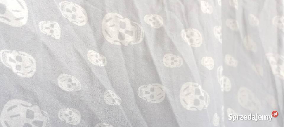 Chusta CZASZKI Szal 180x85 gat I Unisex NOWE Białystok