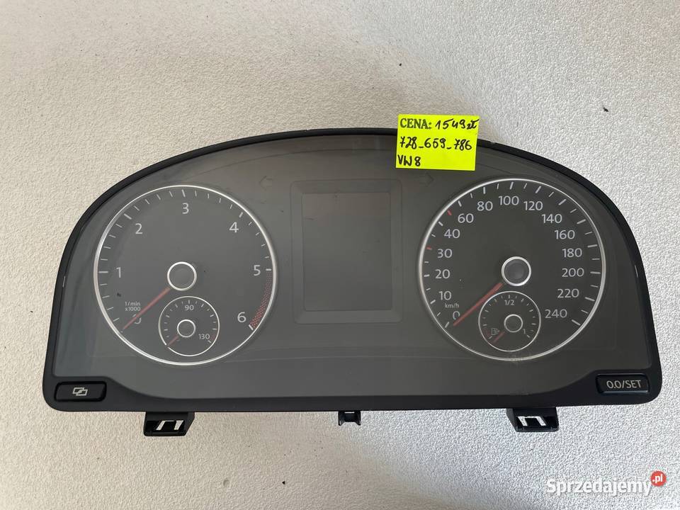 LICZNIK ZEGARY VW TOURAN 16 TDI 1T0920881A Liczniki i zegary Warszawa