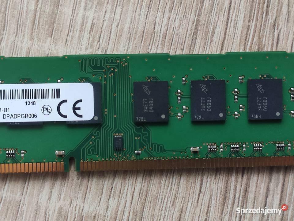 Pamięć RAM Micron MT16JTF1G64AZ1G6E1 DDR3 8GB Tuchola sprzedam