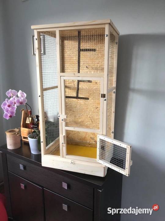 Klatka drewniana ptaków egzotycznych Myszków