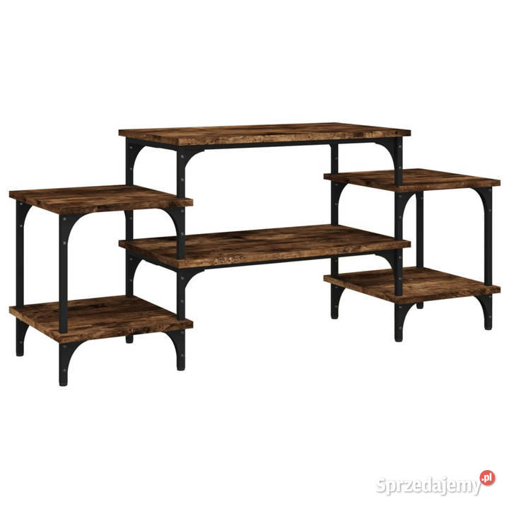 Szafka pod TV przydymiony dąb 117x35x52 WM826317 mazowieckie
