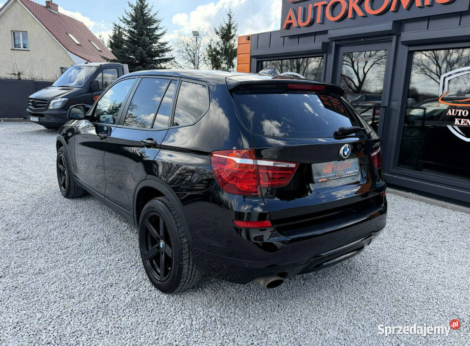 BMW X3 Pół skóry Kamera cofania Nawigacja LED światła do jazdy dziennej