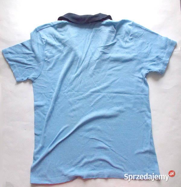 niebieskie polo vintage polo niebieska koszulka Topy i koszulki opolskie Opole
