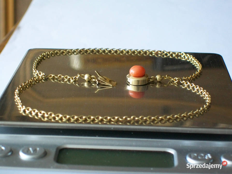 Bransoletka Złota z Koralem opolskie sprzedam