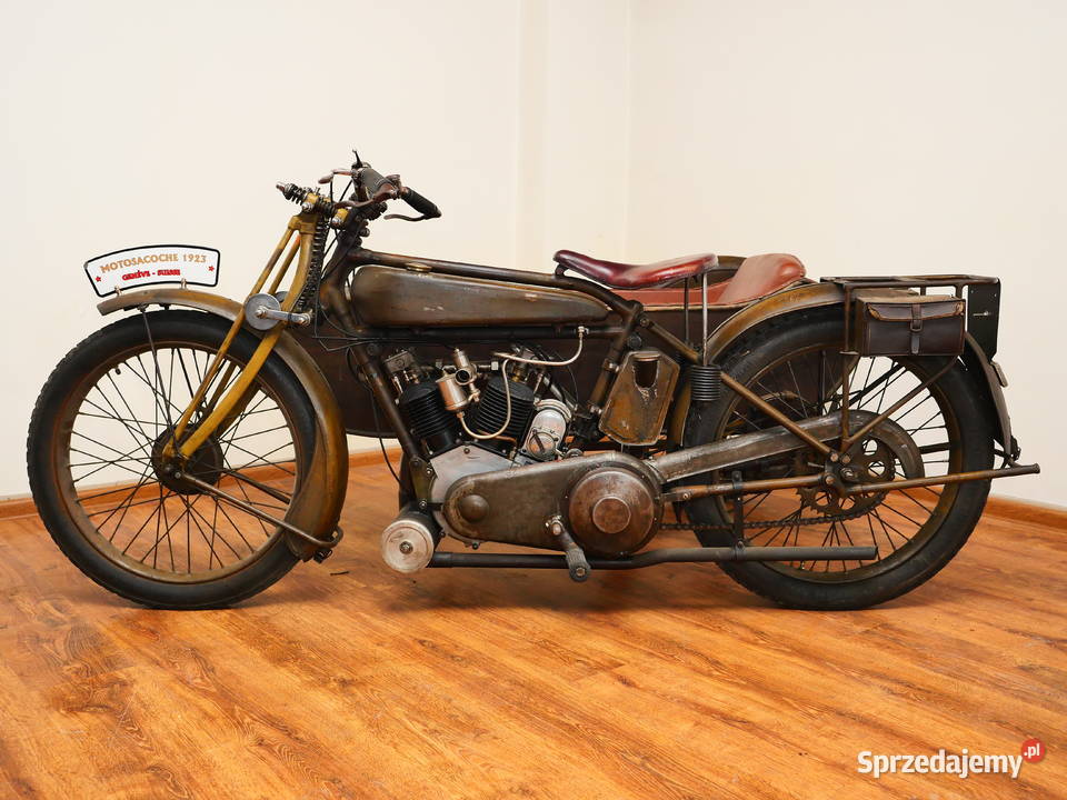 Motosacoche z koszem 1923 20000km Łódź