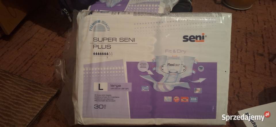 Pieluchomajtki dorosłych Seni L Pozostałe dolnośląskie Gryfów Śląski