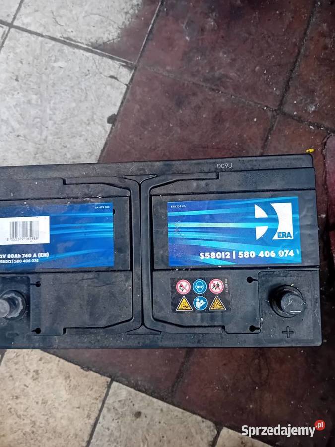 Akumulator 80 AH 740A ERA lubelskie