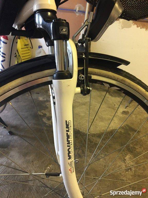 Rower miejski MAXIM 2818 MC 163 biały ideał Miejskie Bytom sprzedam