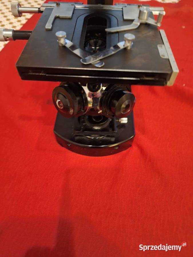 Mikroskop carl zeiss Czarny Piła