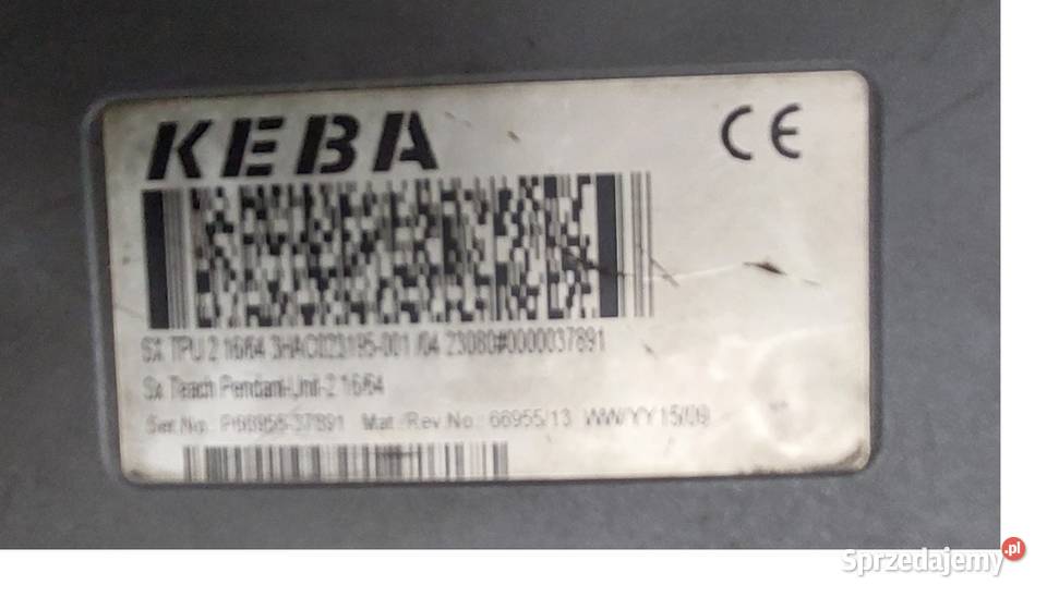 KEBA SX TPU 2 1664 3HAC023195001 04 Robot Teach Gorzów Wielkopolski sprzedam