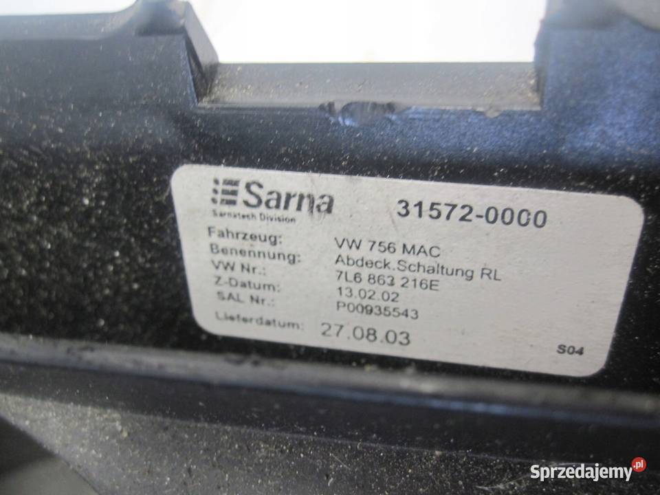 VW TOUAREG I 7L 04r panel przełączników konsoli osobowe Kielce