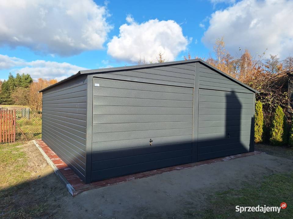 Garaż Mocny Premium 9x5 3 bramy Garaże CAŁA świętokrzyskie