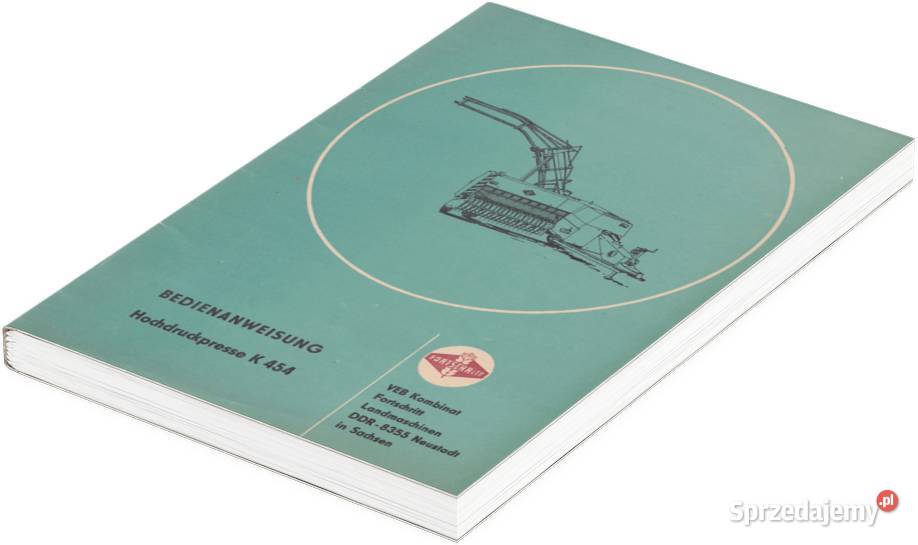 E514 Fortschritt Instrukcja katalog napraw Szamotuły sprzedam