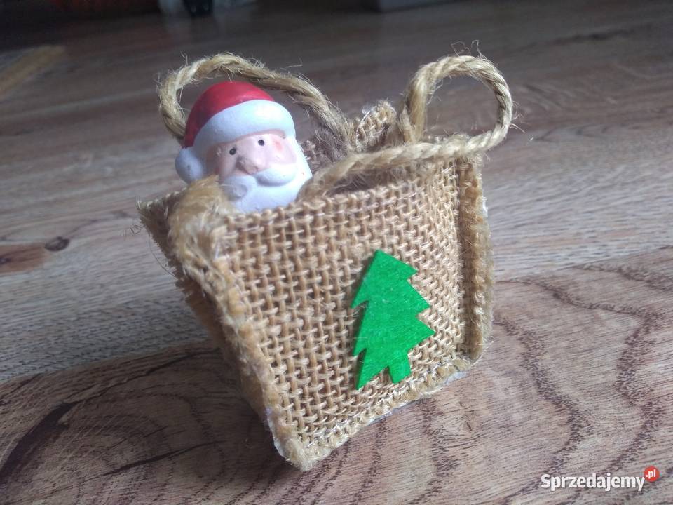 Figurka święty Mikołaj królik w koszyczku boże Wrocław