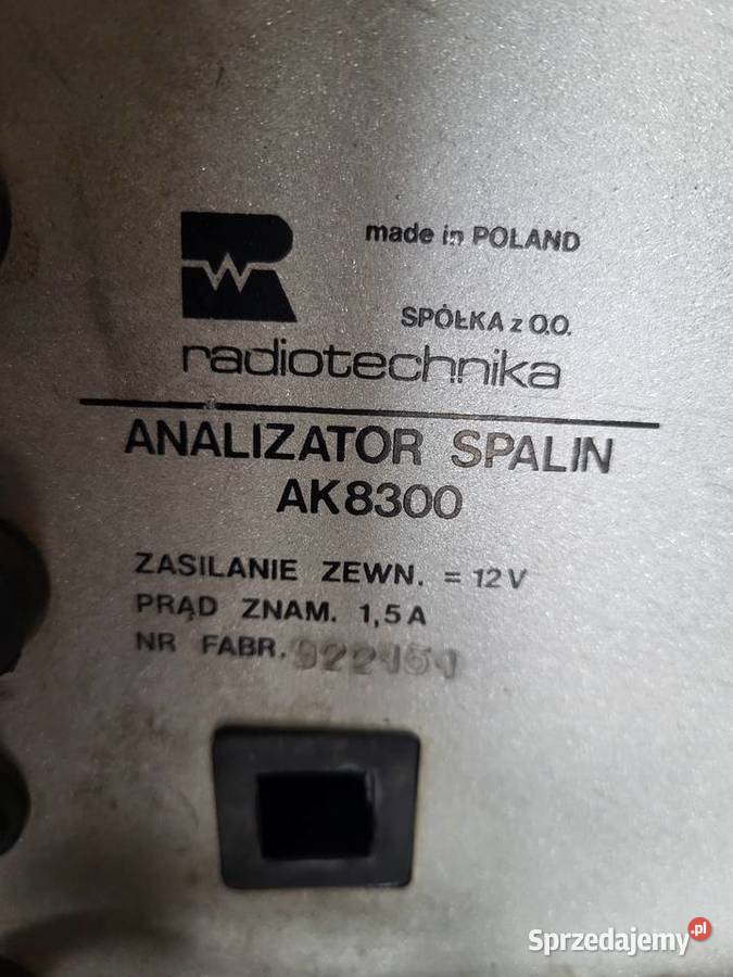 Analizator spalin AK8300 Warszawa