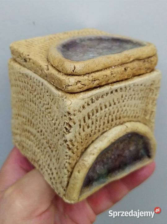 Szkatułka rękodzieło handmade vintage retro Rękodzieło małopolskie