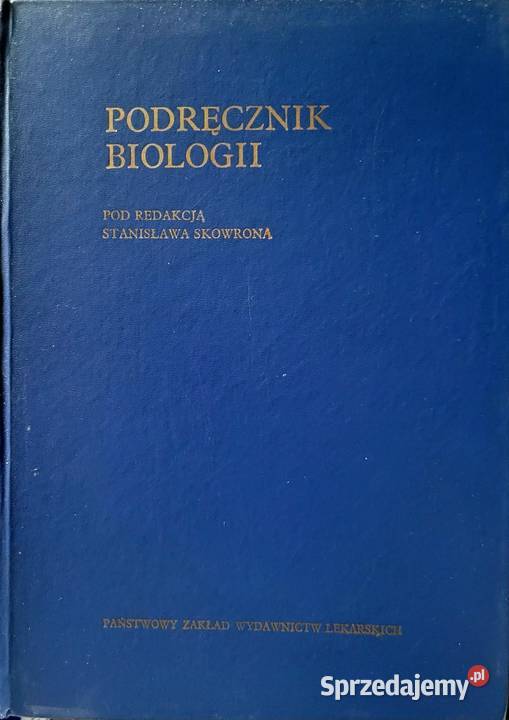 Podręcznik biologii red Stanisław Skowron tradycyjny podręcznik