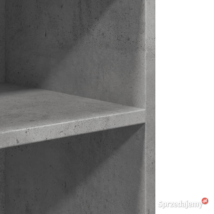 Stolik boczny na kółkach szarość betonu 55x60x78 Warszawa