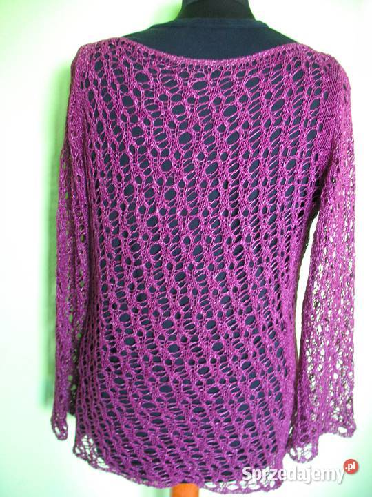 Sweter ażurowy 40 42 L XL biust 100 Siedlce