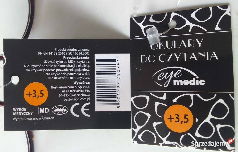 Okulary do czytania 350 EyeMedic Wyrób medyczny